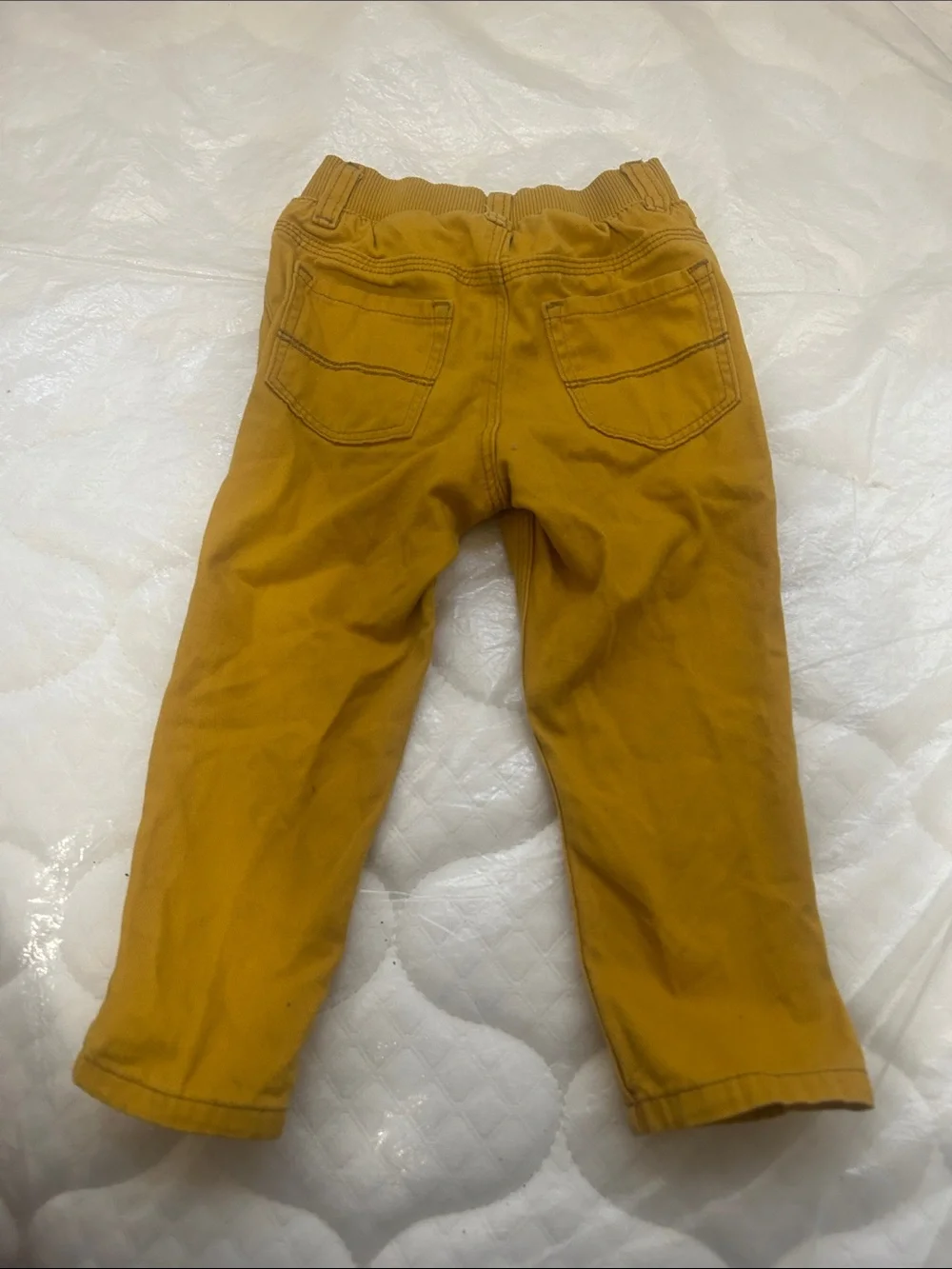 H&M Kids Mustard Yellow Stretch Twill Pants